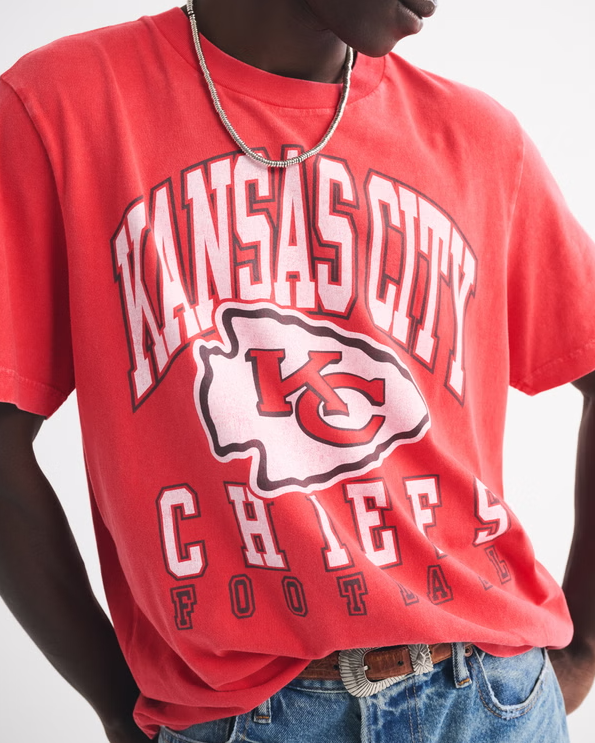 Kansas City Chiefs Vintage Inspired Graphic Tee - Vintage NFL Fan Shirt