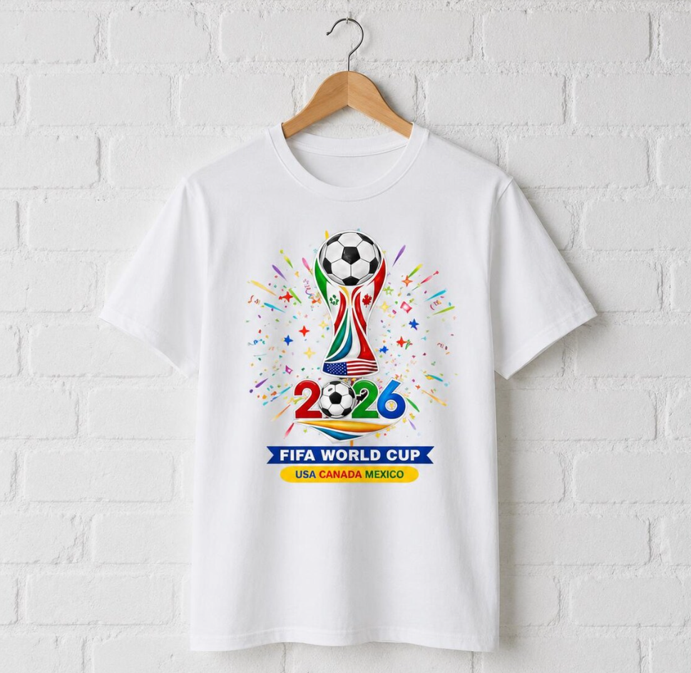 Soccer Trophy 2026 Shirt, World Cup Fan Tee, USA Canada Mexico Football Shirt, Soccer Lover Gift, Game Day Outfit, Sports Tee