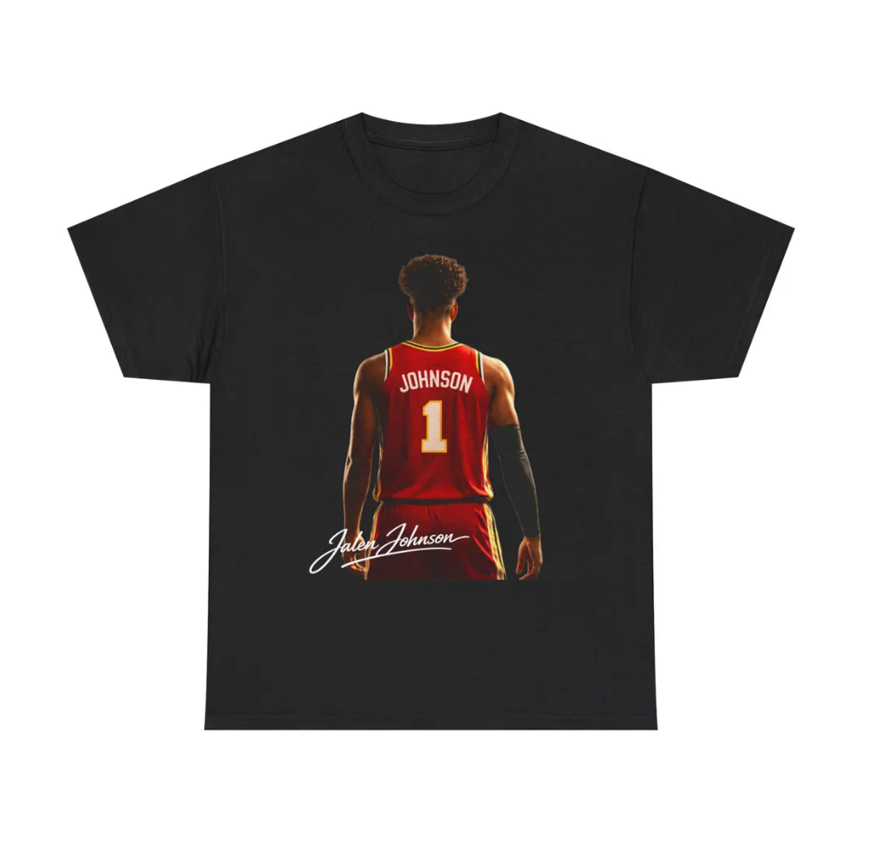 Jalen Johnson Atlanta T Shirt Basketball Player Tee