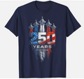 250th Anniversary USA Patriotic 250 Years American 4th July T-Shirt