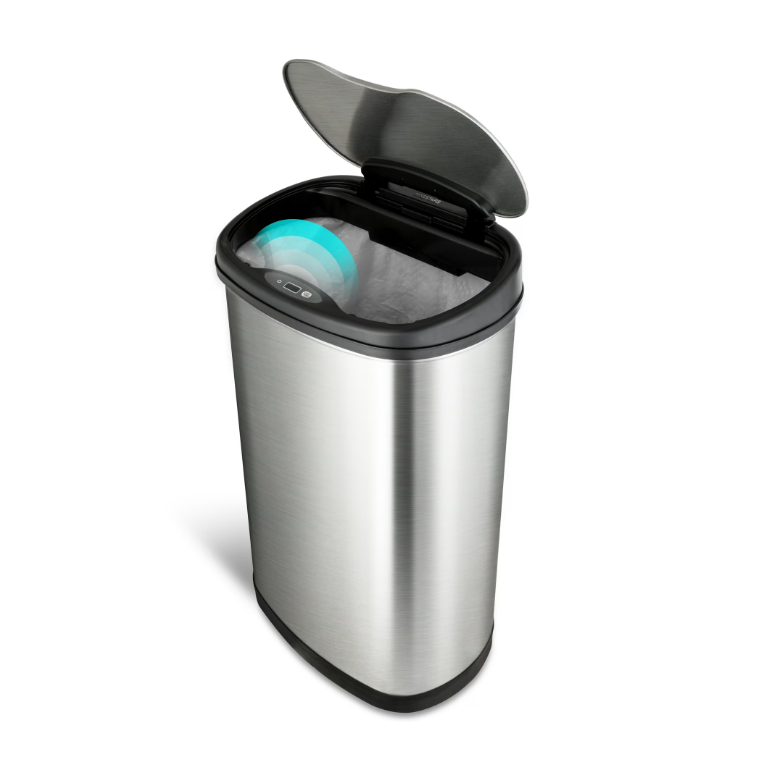 Nine Stars 13 Gallon Motion Sensor Trash Can + Trash Bags