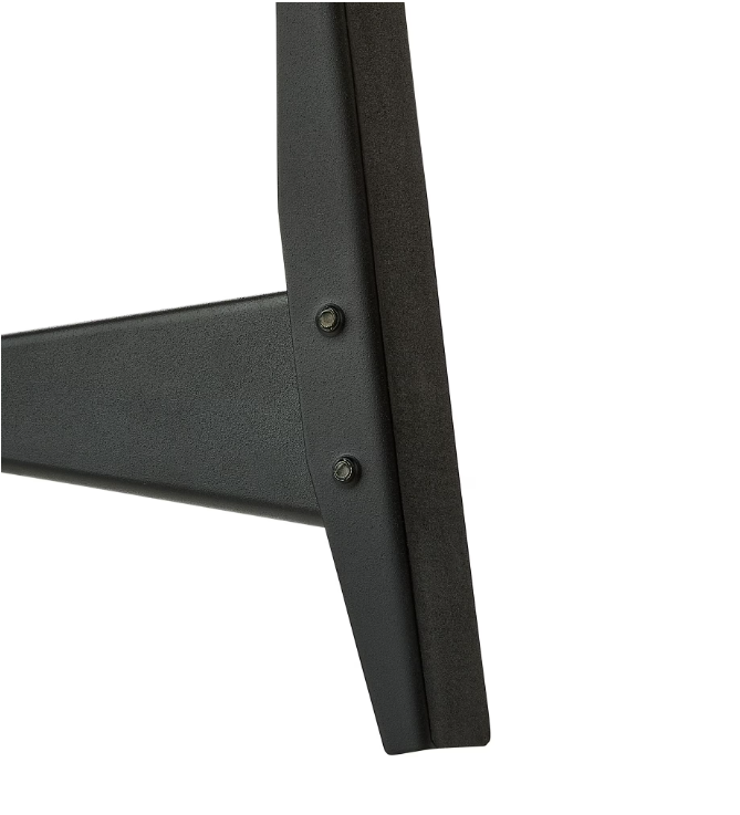 onn Tabletop TV Stand for 37" to 70" TVs, Holds up to 110 lbs, Black- Metal Legs for Tabletop