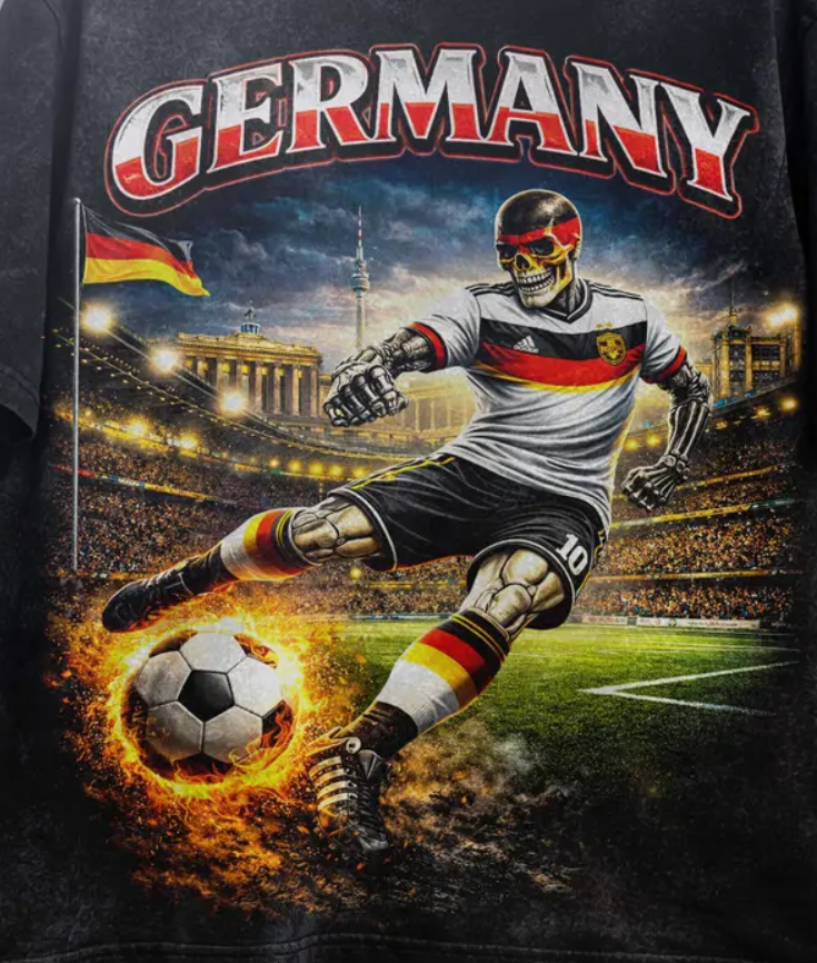 FIFA World Cup 2026 Germany Shirt, Germany Soccer Graphic Tee, Vintage Football T-Shirt, German Fan Gift, Streetwear Soccer Tee.
