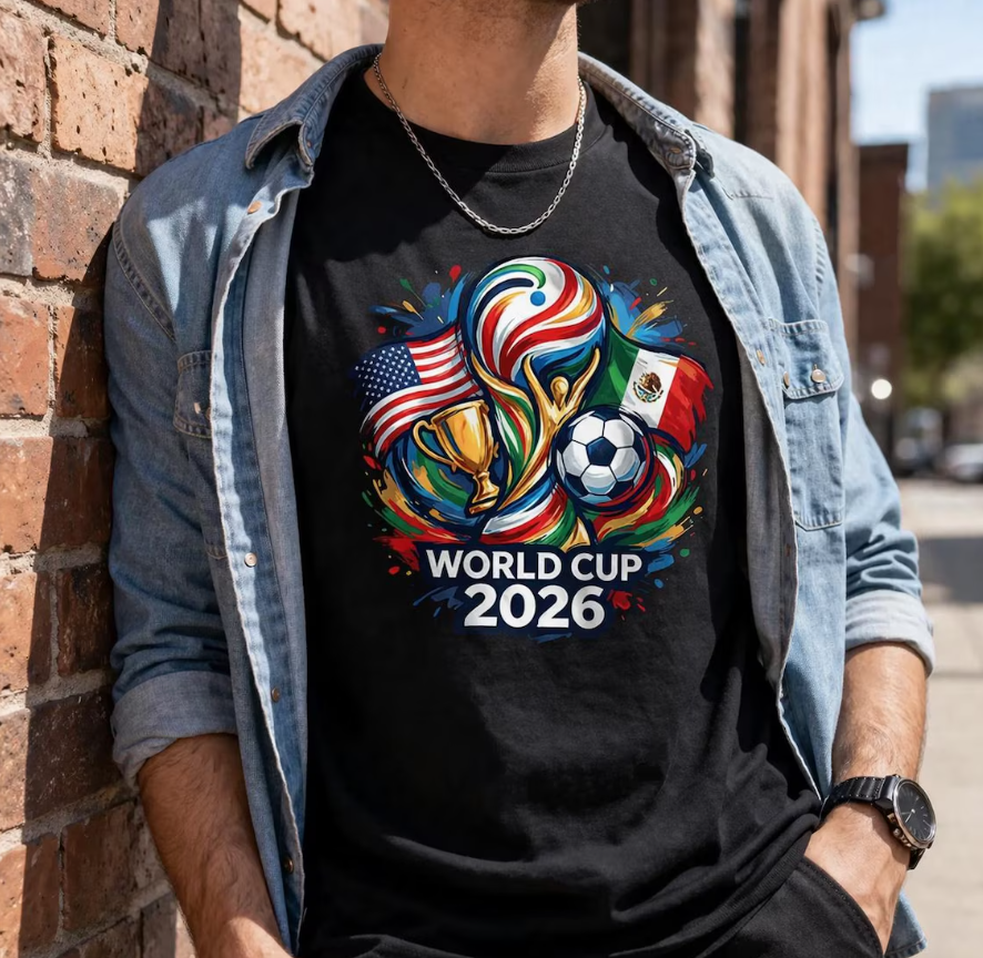 FIFA World Cup 2026 Shirt, Soccer Fan Tee, World Cup Gift For Fans, Football Lover Shirt, 2026 Soccer Celebration Tee