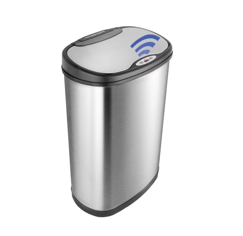 Nine Stars 13 Gallon Motion Sensor Trash Can + Trash Bags