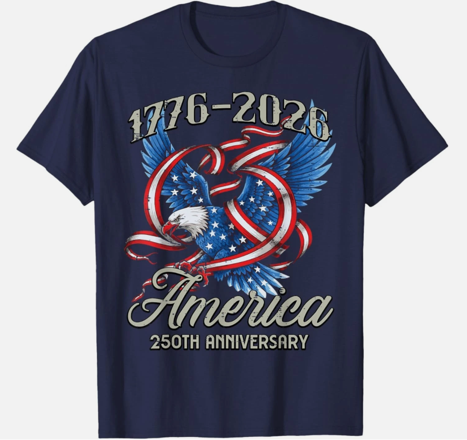 America 250th Anniversary 1776 2026 250 Year Men Women T-Shirt