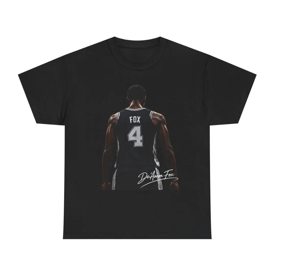De'Aaron Fox San Antonio T-Shirt Basketball Graphic Tee