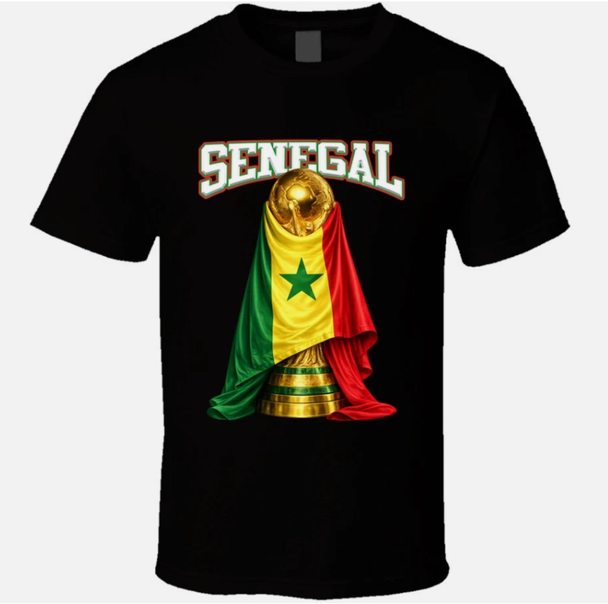Senegal World Cup Soccer Fan T Shirt