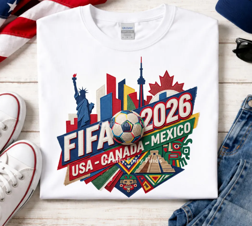 World Cup 2026 Shirt USA Canada Mexico Soccer Supporter Tee, Adult Youth Kids Fan Shirt Game Day Outfit,