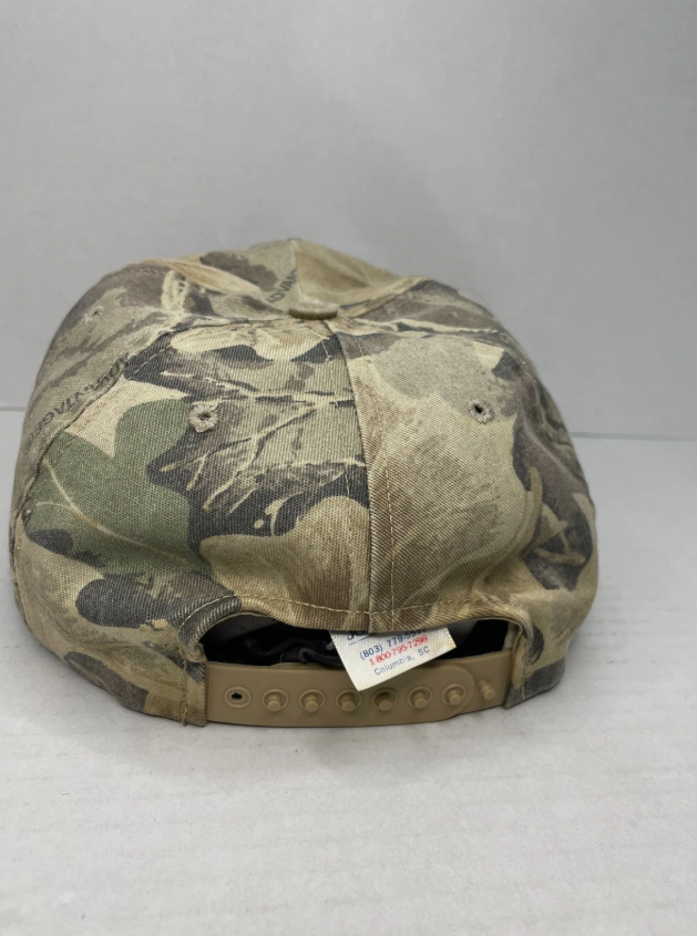 Cam Bar Advantage Camo Made in Usa 1980/90"s snapback Trucker Cap Vintage