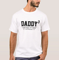 Daddy Cubed or Greater T-Shirt – Personalized Kid’s Names Father’s Day Gift for Dad