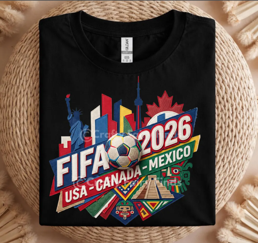 World Cup 2026 Shirt USA Canada Mexico Soccer Supporter Tee, Adult Youth Kids Fan Shirt Game Day Outfit,