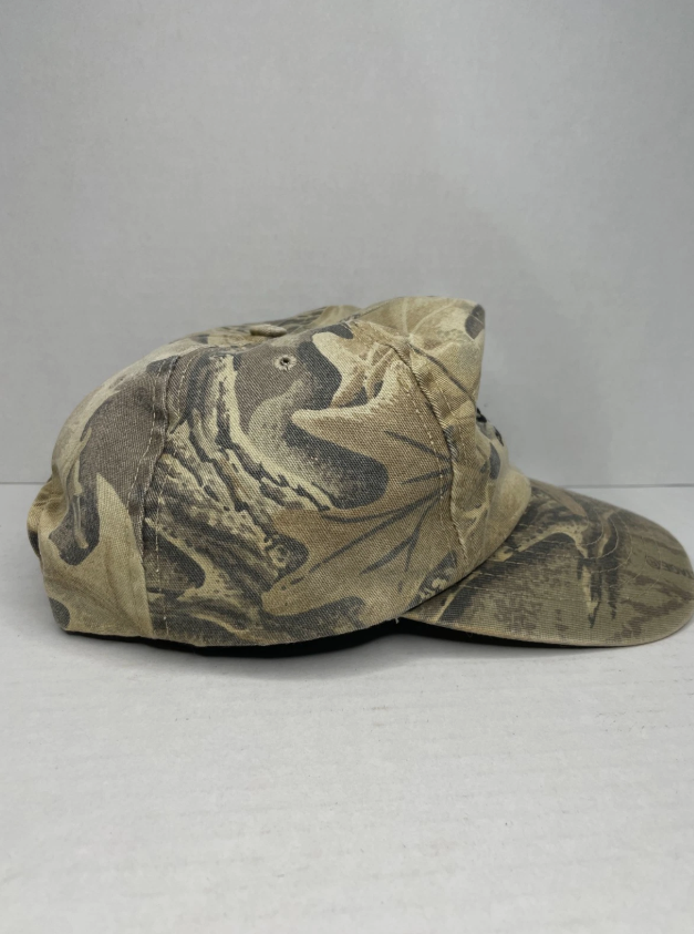 Cam Bar Advantage Camo Made in Usa 1980/90"s snapback Trucker Cap Vintage