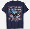 Years of Freedom 1776 to 2026 T-Shirt