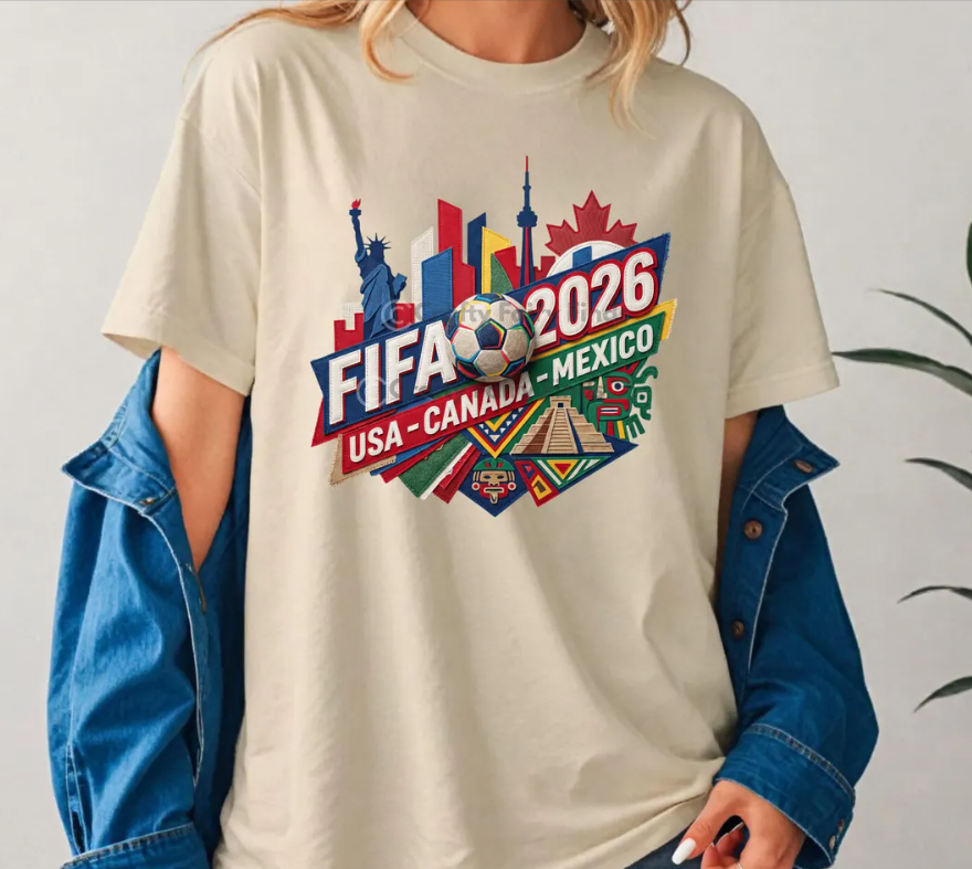 World Cup 2026 Shirt USA Canada Mexico Soccer Supporter Tee, Adult Youth Kids Fan Shirt Game Day Outfit,