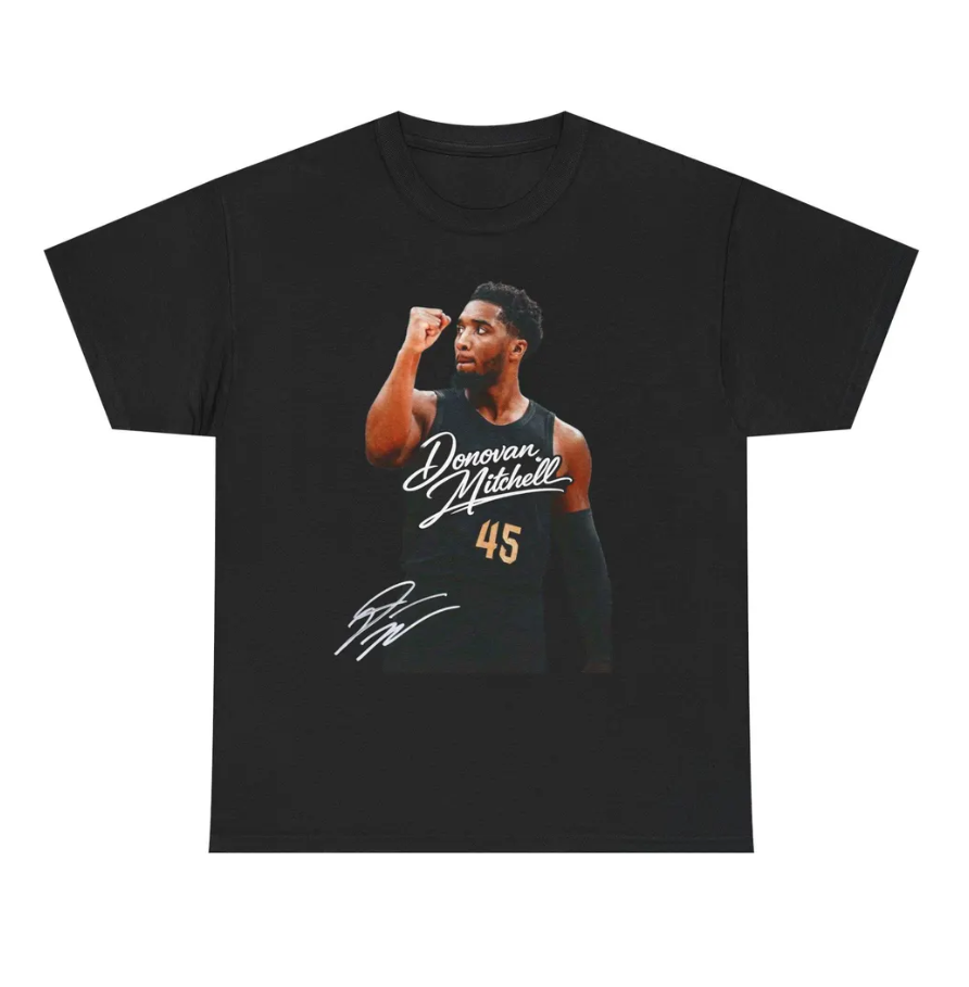 Donovan Mitchell Cleveland T Shirt Autograph Edition