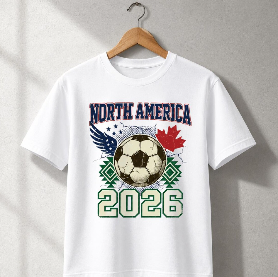 North America 2026 Shirt, Soccer Fan Tee, USA Canada Mexico Shirt, Football Lover Gift, 2026 Soccer Shirt, Game Day Shirt, Sports Fan Tee