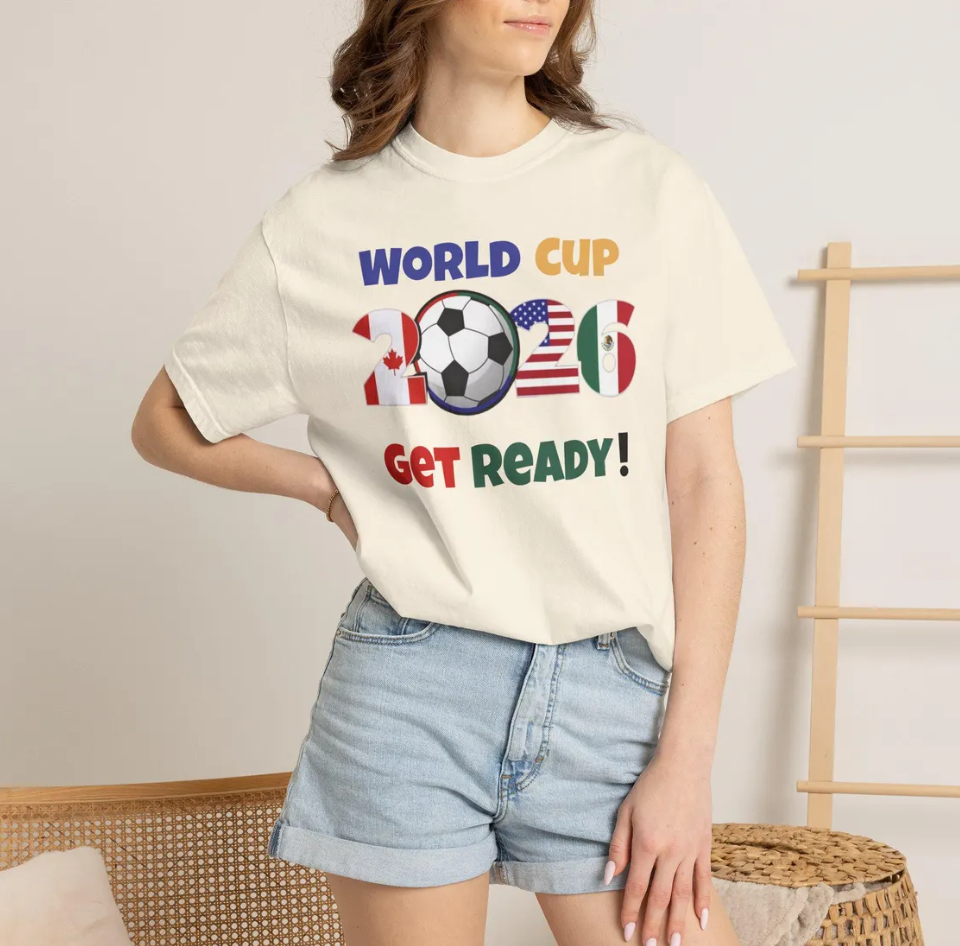 World Cup 2026 T-Shirt, World Cup 2026 T-Shirt, Soccer Fan Graphic Tee, Football Lover Shirt, USA Canada Mexico 2026 Tee, Game Day Shirt