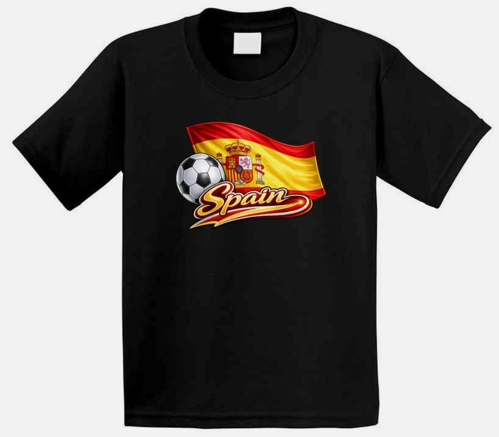 Spain Soccer Fan T Shirt