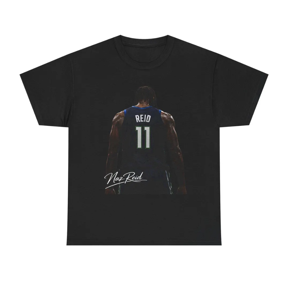 Naz Reid Minnesota T-Shirt Graphic Basketball Tee