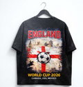 England World Cup 2026 Shirt Soccer Fan Tee England Football Shirt British Flag Game Day Outfit Canada USA Mexico Unisex T-Shirt Gift.