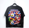 USA Soccer Shirt, USA Football Graphic Tee, American Flag Eagle Shirt, World Cup 2026 Shirt, Patriotic Streetwear Tee, Unisex T-Shirt.