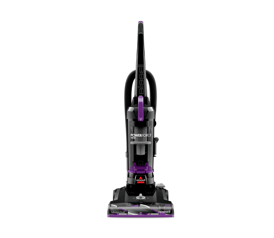 BISSELL PowerForce Helix, Bagless, Upright Vacuum, Pet Friendly, Scatter-Free Technology, Helix Dirt Separation System, Lightweight, 3313U, Purple & Black