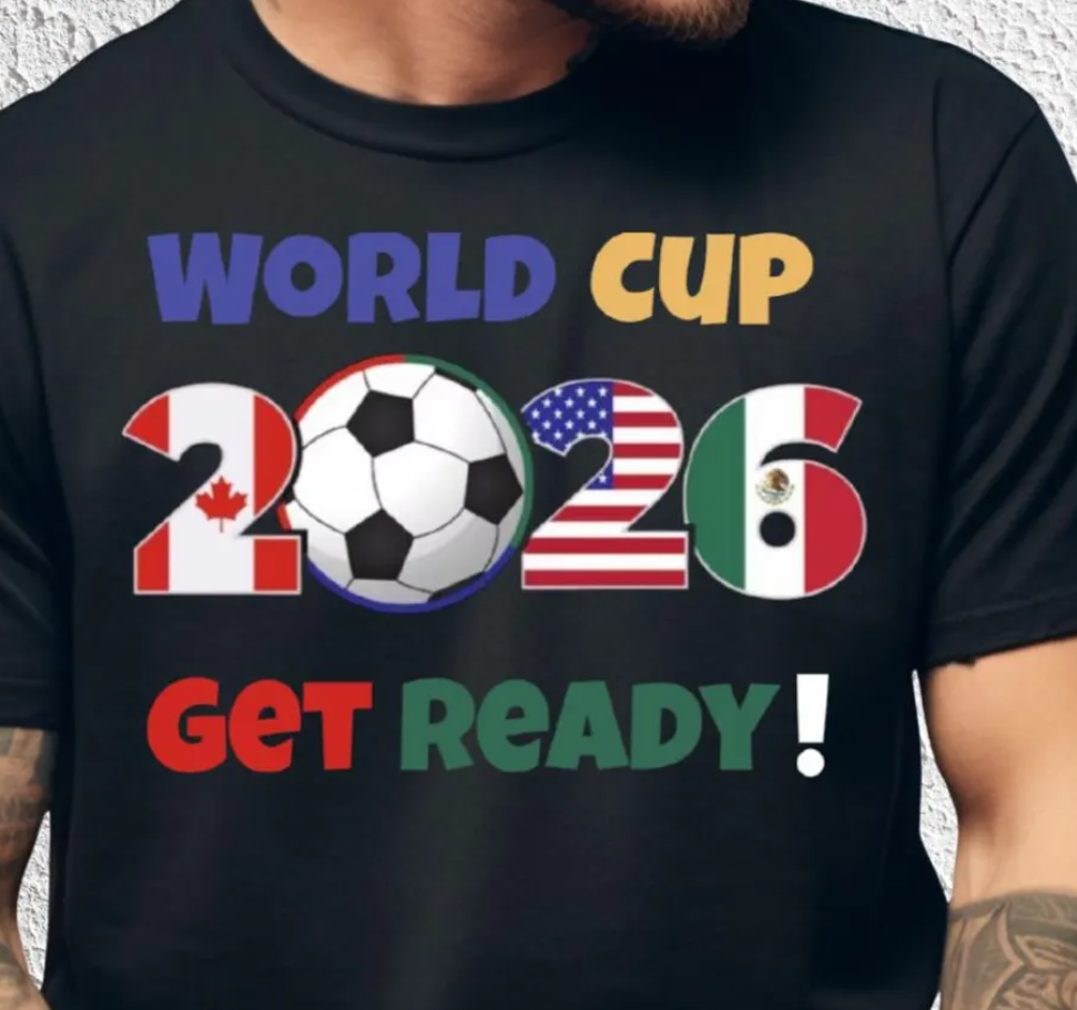 World Cup 2026 T-Shirt, World Cup 2026 T-Shirt, Soccer Fan Graphic Tee, Football Lover Shirt, USA Canada Mexico 2026 Tee, Game Day Shirt