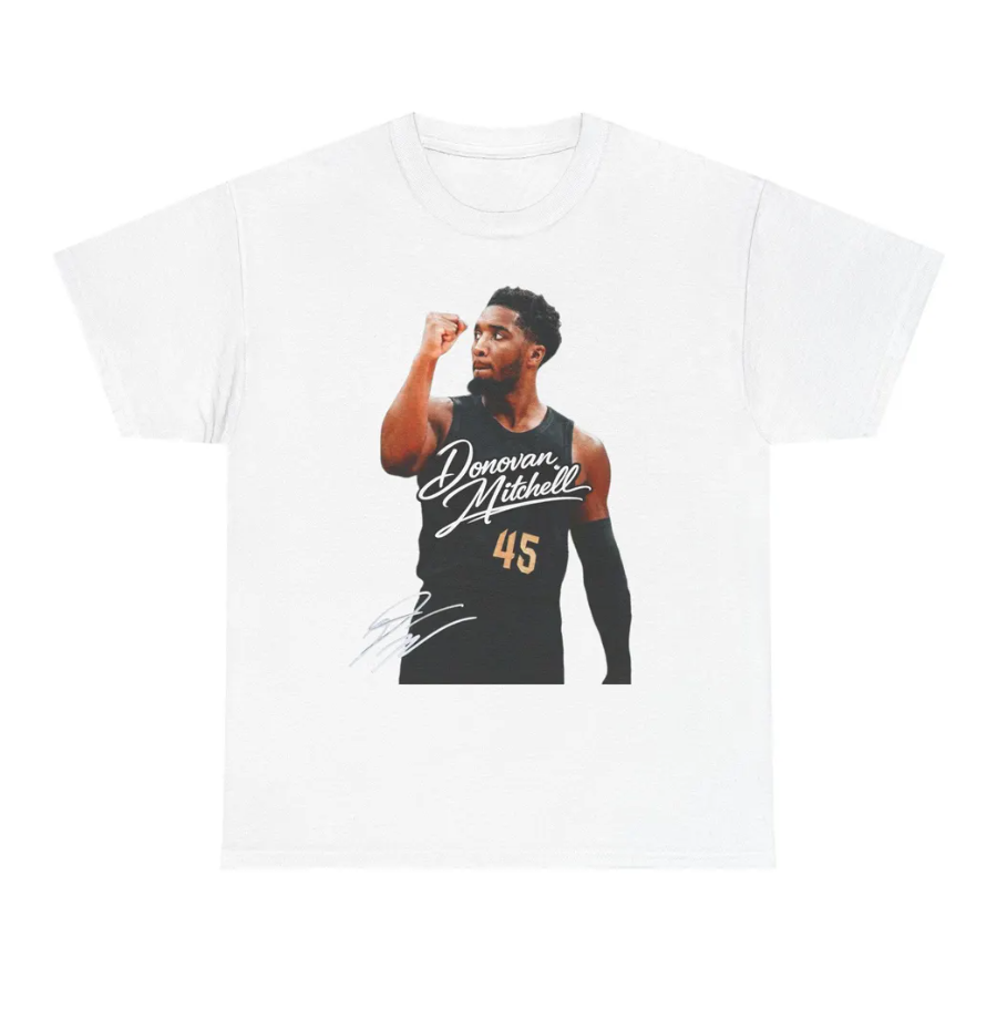 Donovan Mitchell Cleveland T Shirt Autograph Edition