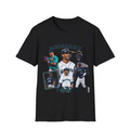 Julio Rodriguez Baseball Player Collage T-Shirt Seattle Mariners Tribute