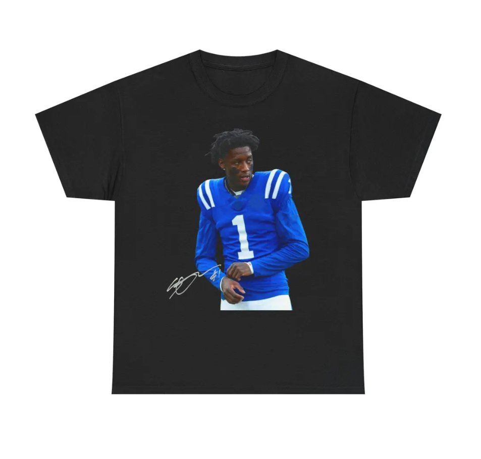 Sauce Gardner Indianapolis T Shirt Autograph Edition