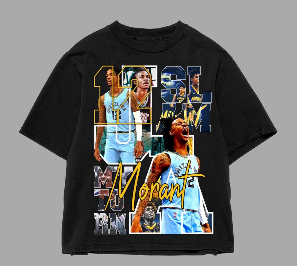 Ja Morant Memphis Grizzlies Graphic Tees  Basketball