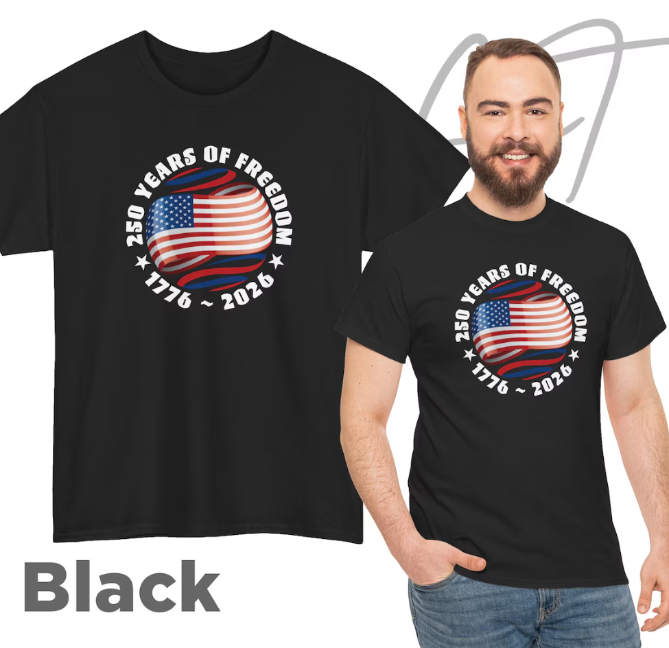 USA 250th Anniversary Shirt — 1776-2026 Patriotic Tee — Semiquincentennial Pride