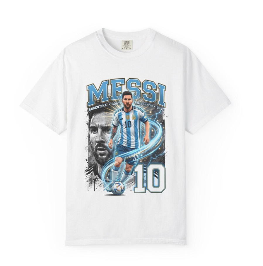 Lionel Messi Shirt Football, Soccer Custom Vintage Design, High Quality T Shirt, Argentina, Inter Miami, messi argentina, leo messi shirt