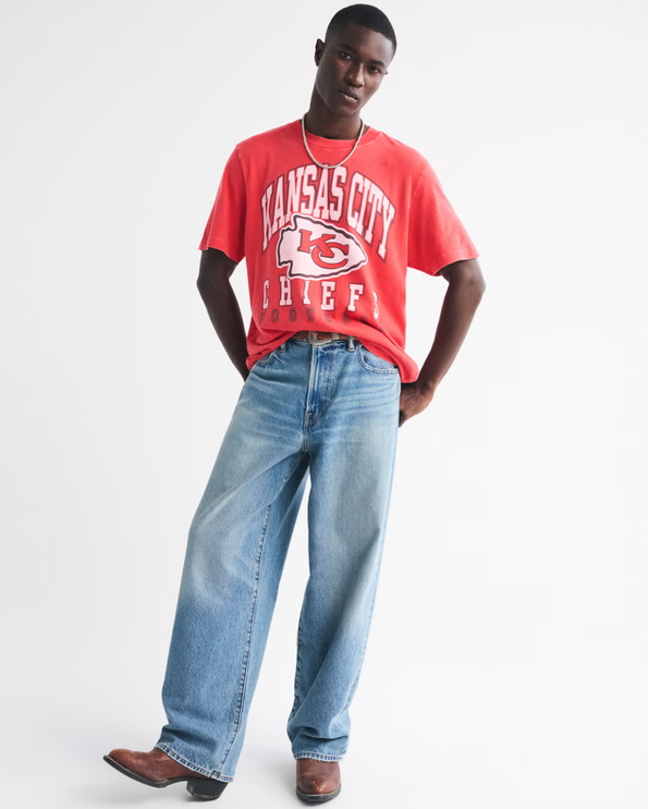 Kansas City Chiefs Vintage Inspired Graphic Tee - Vintage NFL Fan Shirt