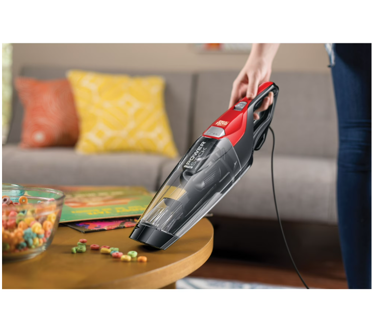 Dirt Devil Power Stick Lite 4-in-1 Corded Stick Vacuum Cleaner, for Rugs, Hard Floor, Upholstery, Lightweight, Attached Hand Vacuum, Small Spaces, SD22030