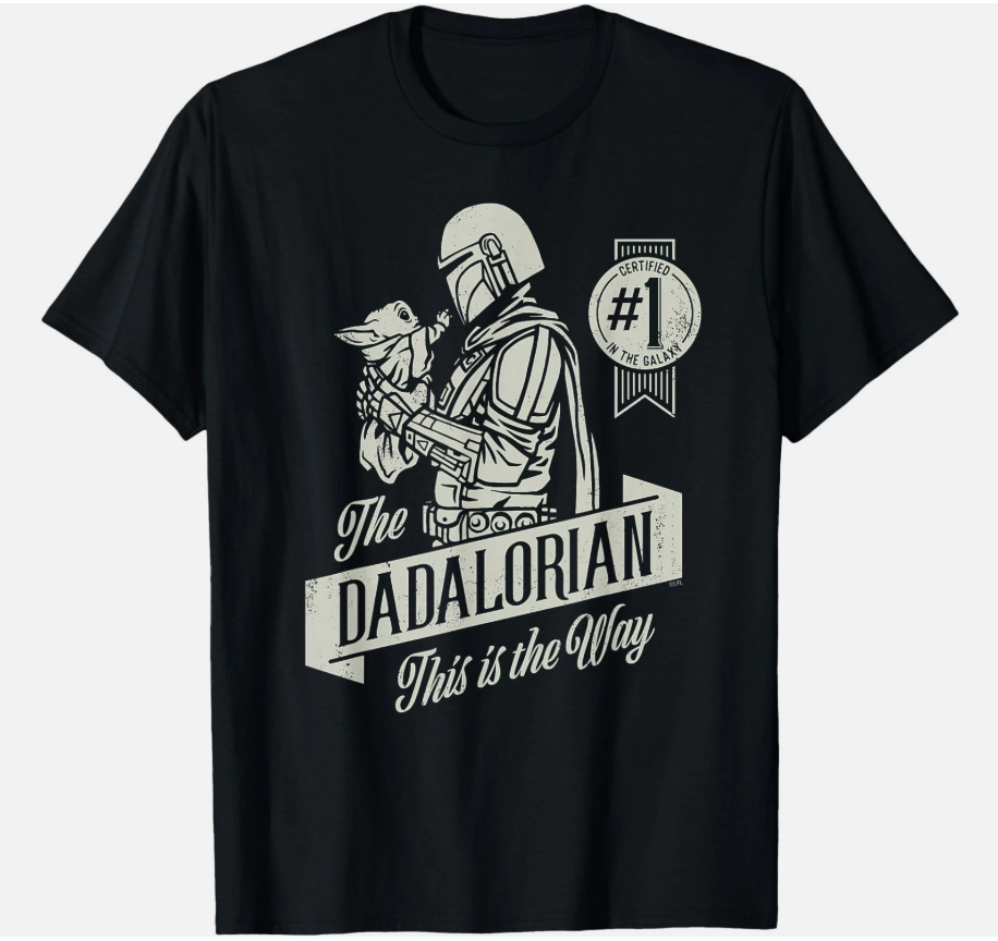 Star Wars The Mandalorian and Grogu Dadalorian Father’s Day T-Shirt