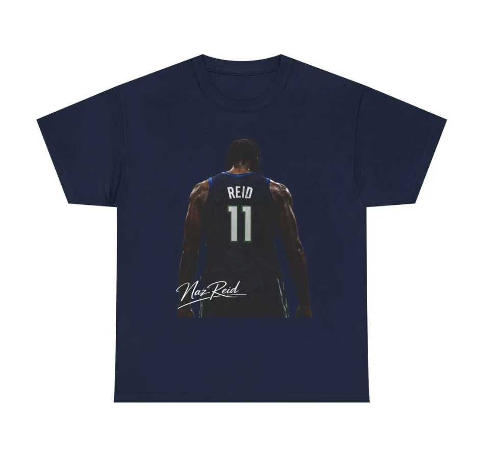 Naz Reid Minnesota T-Shirt Graphic Basketball Tee