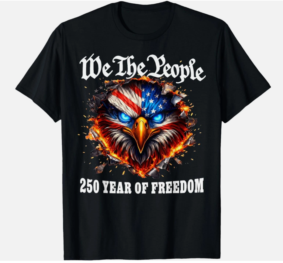 We The People 250 Years of Freedom 1776 2026 T-Shirt