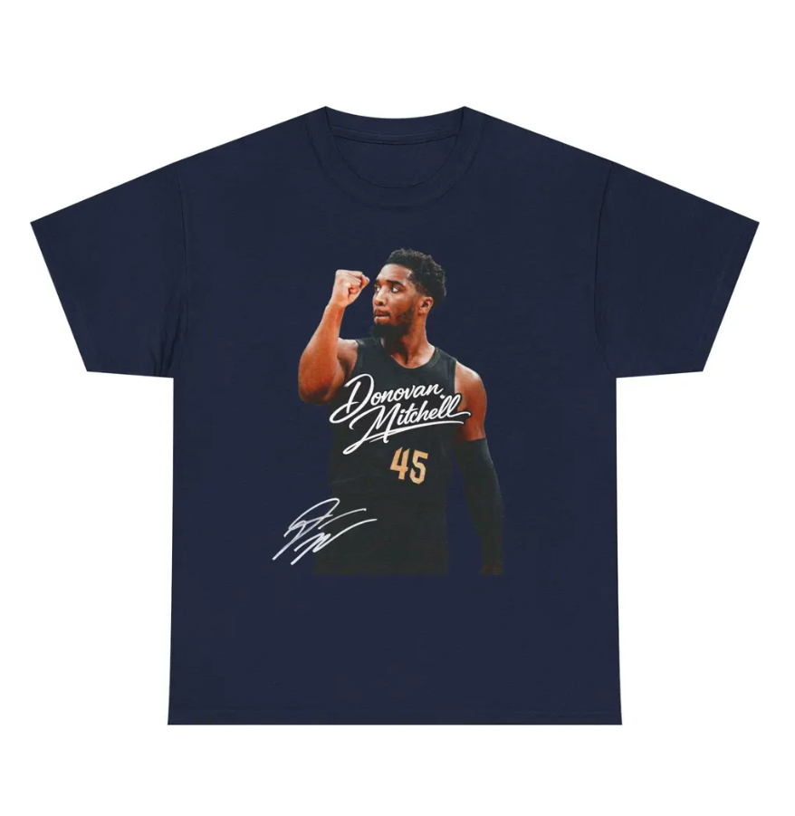 Donovan Mitchell Cleveland T Shirt Autograph Edition