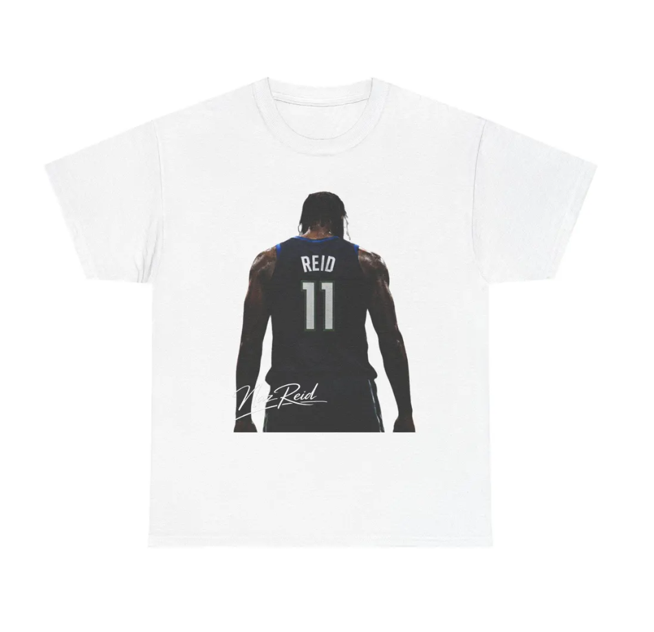 Naz Reid Minnesota T-Shirt Graphic Basketball Tee