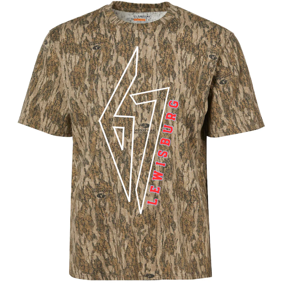 Six Seven Camo Tee - LMS Cheer Fundraiser - Lewisburg Shirt- Full Length Tee
