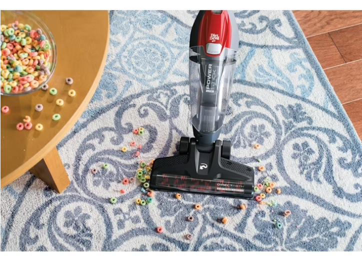 Dirt Devil Power Stick Lite 4-in-1 Corded Stick Vacuum Cleaner, for Rugs, Hard Floor, Upholstery, Lightweight, Attached Hand Vacuum, Small Spaces, SD22030