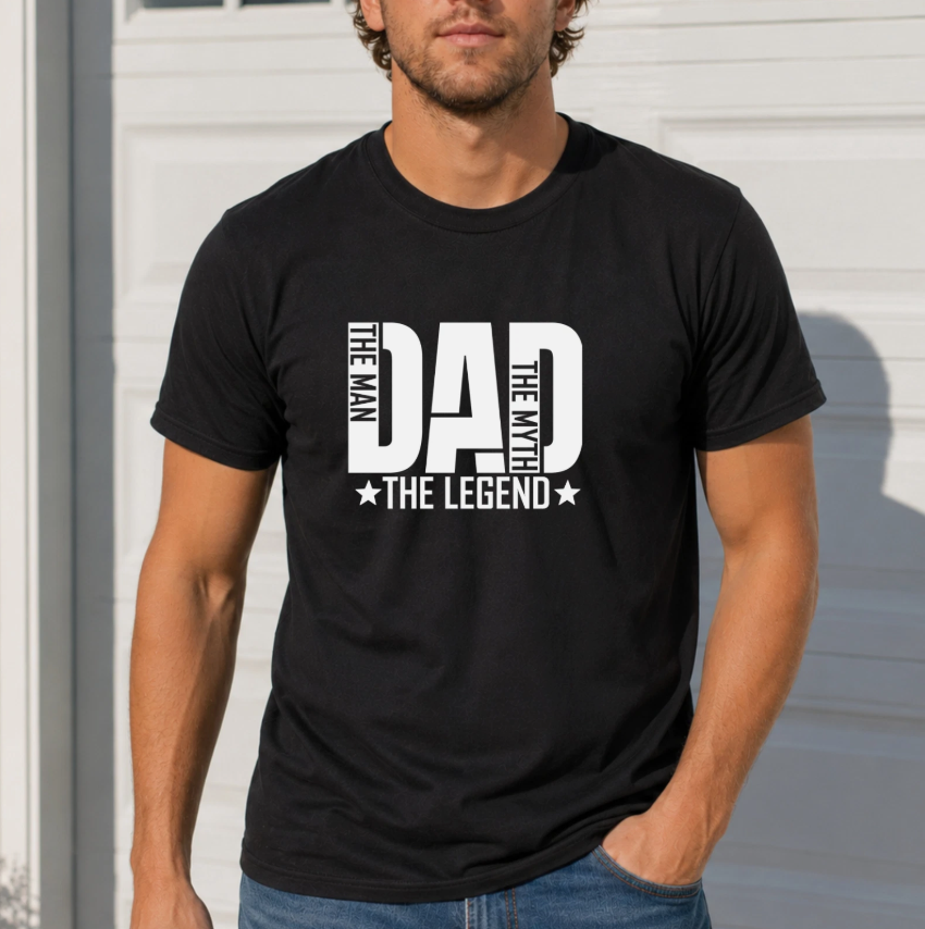 Dad The Man The Myth The Legend Shirt Funny Father’s Day Gift Tee 4 color choice