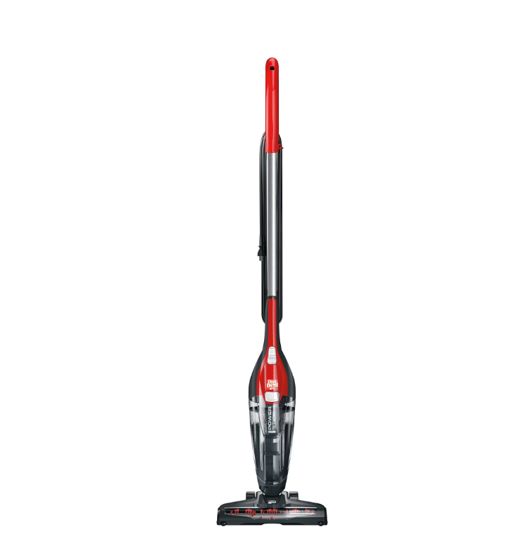 Dirt Devil Power Stick Lite 4-in-1 Corded Stick Vacuum Cleaner, for Rugs, Hard Floor, Upholstery, Lightweight, Attached Hand Vacuum, Small Spaces, SD22030