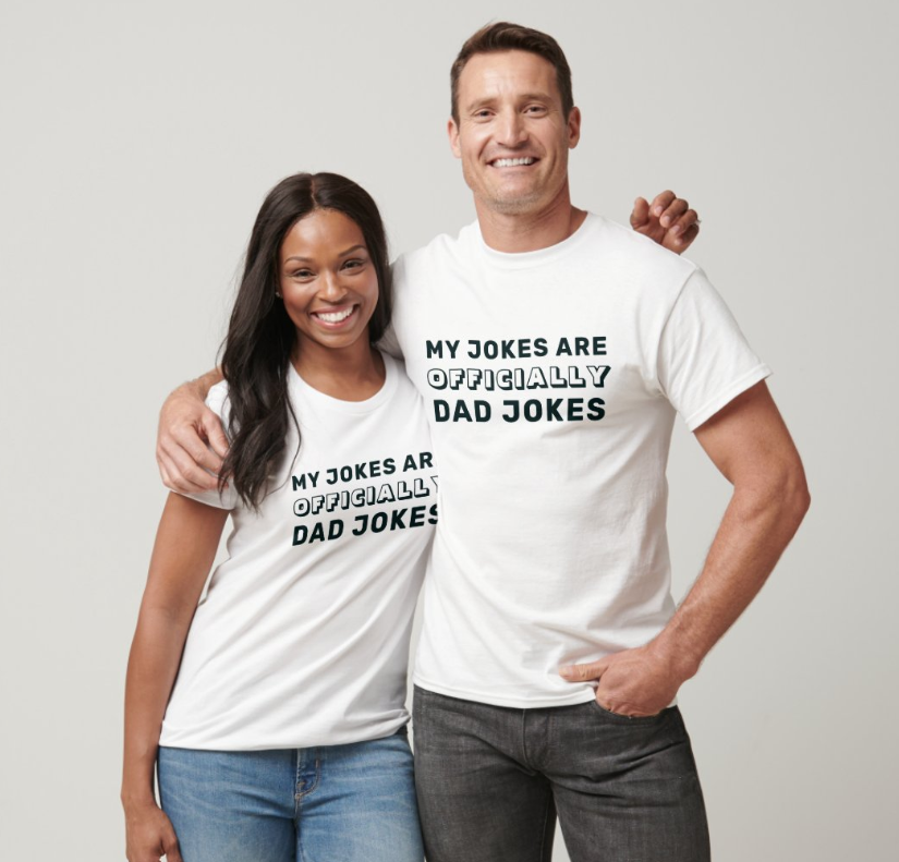Funny Officially New Dad T-Shirt – Daddy Jokes Father’s Day Gift Tee