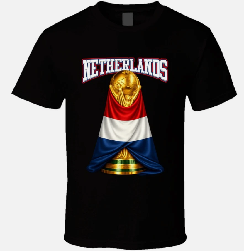 Netherlands World Cup Soccer Fan T Shirt