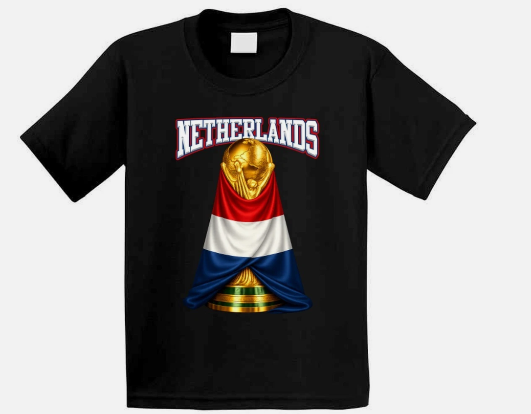 Netherlands World Cup Soccer Fan T Shirt