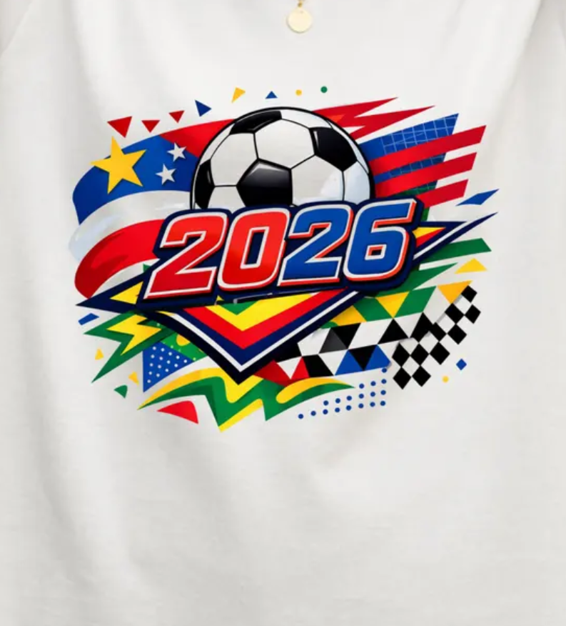 2026 FIFA World Cup Soccer Fan T-Shirt, USA Canada Mexico Football Tee