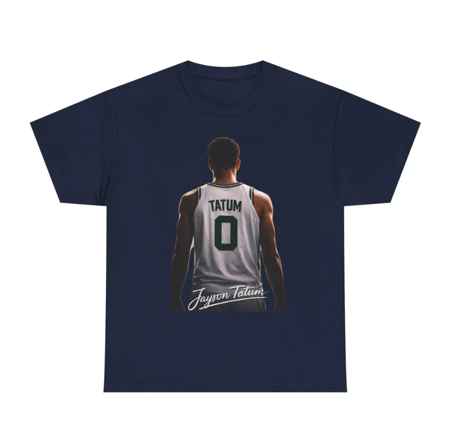 Jayson Tatum Boston T Shirt Graphic Tee JT!